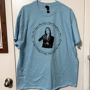Morticia Addams Halloween Shirt | Size XL | 100% Cotton | NWOT